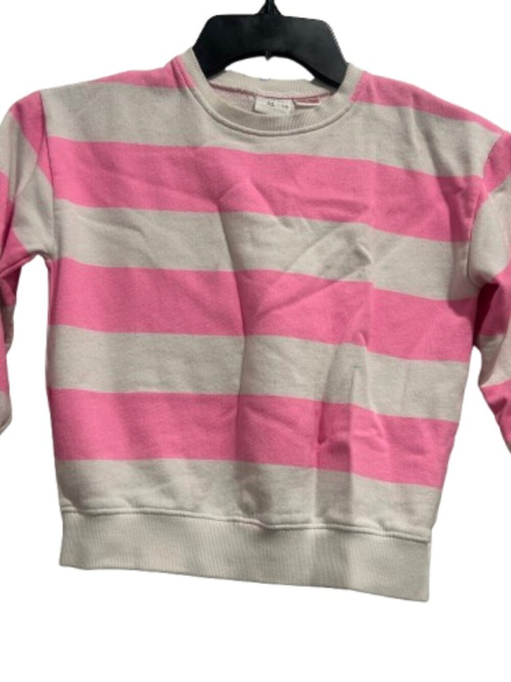 Zara Girls Pink and Cream Stripped Crewneck Size 5-6, 3 for $15 Kids Bundle